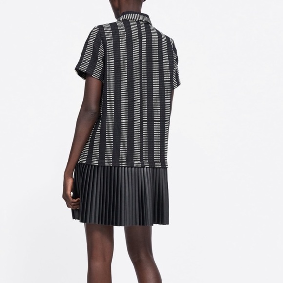 Zara Textured Weave Dress Sz S - Picture 3 of 15